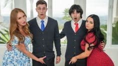 mostrando para os enteados como se trata as uma garotas